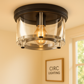 Savile Round Flushmount